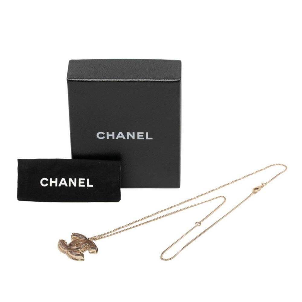 CHANEL Gold Logo Necklace - Picture 7 of 8